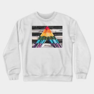 LGBT+ Ally Flag Collage Crewneck Sweatshirt